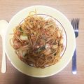 hiromi17's cooksnap of when they made きのこたっぷり☆納豆キムチパスタ！.