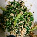 ３匹のこじかママ's cooksnap of when they made チアシード入り☆ほうれん草の胡麻和え.