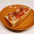 まんまるまうちゃん's cooksnap of when they made いちごの塩＊メイプルシナモントースト.