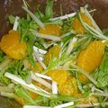 コハク☆。・'s cooksnap of when they made 水菜とみかんの三杯酢サラダ.