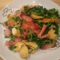 もか75's cooksnap of when they made 豆苗と油揚げのカリカリベーコン炒め.