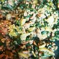 sisi36's cooksnap of when they made かぶの葉と豚ひき肉炒め.
