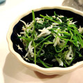 マホイ族の村長's cooksnap of when they made 豆苗と釜揚げしらすのおひたし.