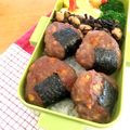 ぷくぷくりんごぱん☆'s cooksnap of when they made おにぎりみたいな☆人参入り豚ひきつくね♪.