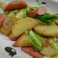 ゆみらんたん's cooksnap of when they made ほくほく♪新じゃがと春野菜のチーズ炒め.
