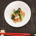 horseland's cooksnap of when they made ちもと(分葱)とカニカマの酢味噌和え.