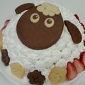 ユズ～☆'s cooksnap of when they made ひつじのショーン★ドームケーキ★.
