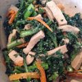 しょー☆'s cooksnap of when they made 春菊と高野豆腐のごま和え.