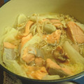 みきちゃ's cooksnap of when they made 超簡単★白菜と鮭の蒸し煮.