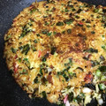 LINDA★8's cooksnap of when they made 残ったスパゲッティでねぎ焼き.