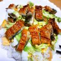 ゴリランドジュニア's cooksnap of when they made うなぎとアボガドのちらし寿司.