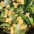 ゆんゆるん's cooksnap of when they made チンゲン菜とふんゎ〜り卵の中華風炒め♡.