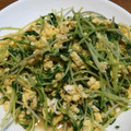 ほねほねになりたい's cooksnap of when they made 簡単♡豆苗と卵のふんわり炒め.