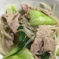 ミーコ＆だいちゃん♡'s cooksnap of when they made 豚とチンゲンサイともやしの塩炒め.