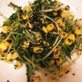 ＊にょにょん＊'s cooksnap of when they made 水菜のごま和え★コーン入り.
