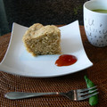 aiannse's cooksnap of when they made 10分で！きな粉緑茶レーズン蒸しパン　☆手順に仕上げを追加しました☆.
