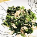 ☆いのてり☆'s cooksnap of when they made ほうれん草のツナごま和え 生姜風味.