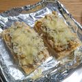 しろみけさん's cooksnap of when they made ダイエットにも‼豆腐としらすのお揚げピザ.