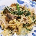 レッズサポうっち～'s cooksnap of when they made 春菊チャンプルー.