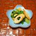 クレイプメートル's cooksnap of when they made 葉玉ねぎと竹輪の辛子酢味噌和え.