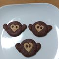 クックF2J8KI☆'s cooksnap of when they made お正月・お年賀に☆簡単お猿さんクッキー。.