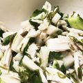 ゆうちゃんシェフ's cooksnap of when they made 鶏むね肉と長芋とめかぶのサラダ.