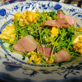 どら1981's cooksnap of when they made 豆苗（とうみょう）のベーコン卵炒め☆.