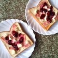 ふたごゆき's cooksnap of when they made ❁クリチとベーコンとジャムのトースト❁.