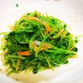 みなみゆき母's cooksnap of when they made 豆苗とにんじんのナムル.