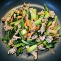o^o^oayuayu's cooksnap of when they made 豚肉と油揚げと野菜のオイスター炒め◎.
