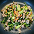 o^o^oayuayu's cooksnap of when they made 豚肉と油揚げと野菜のオイスター炒め◎.
