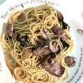 たかっち6090's cooksnap of when they made ブリとネギのアンチョビパスタ.