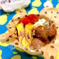 YUH♡ママ's cooksnap of when they made 卵１個で＊ベーコンの卵焼き＊お弁当に.