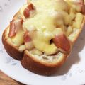 ねこねこさーん's cooksnap of when they made ピザ風なトースト.