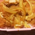 アブシンベル's cooksnap of when they made 残り物や市販の物で！簡単！カツ丼弁当☆.