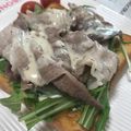 〜遊馬子〜's cooksnap of when they made 豚肉と水菜のせトースト♬さっぱり胡麻ドレ.