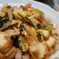 ёdey2upё's cooksnap of when they made 小松菜とキノコと厚揚げの炒め煮.