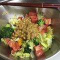 Santorini's cooksnap of when they made 納豆サラダ.