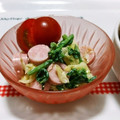 ooゆなoo's cooksnap of when they made 菜の花 キャベツ ソーセージの和風サラダ.