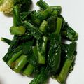 ハイジ101's cooksnap of when they made かき菜の辛子和え.