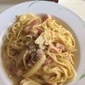 クック2J9XLL☆'s cooksnap of when they made 簡単＊本格カルボナーラ.