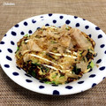 Chikatan☆'s cooksnap of when they made ニラともやしのお好み焼き風♪.