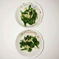 ロゼリン's cooksnap of when they made 菜の花炒めもの♪菜の花おひたし♪干し海老.