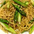 denkororin's cooksnap of when they made アスパラとツナの和風スパゲッティ.