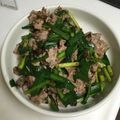 クックFWWQKF☆'s cooksnap of when they made 夏に☆豚こまとニンニクの芽のスタミナ炒め.