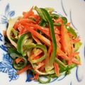 こげ岡's cooksnap of when they made ピーマン人参とカニカマのケチャマヨサラダ.