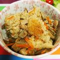 けんといも's cooksnap of when they made モチモチ鶏ごぼうの炊き込みごはん.