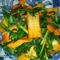 虹色ブレスレット's cooksnap of when they made 厚揚げとニラのスタミナ炒め♪.