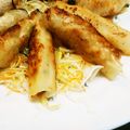 ミカ★ヅキ's cooksnap of when they made 残った餃子の皮で豚肉ロール焼き.