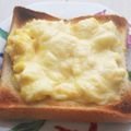 独女の休日's cooksnap of when they made とろ～りチーズがけたまごトースト☆.